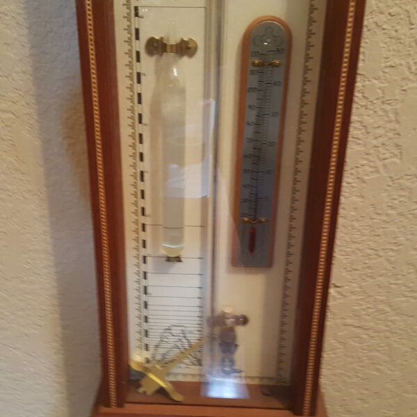 Vintage Mason & Sullivan Admiral Fitzroy Barometer Thermometer Weather Station - Image 4