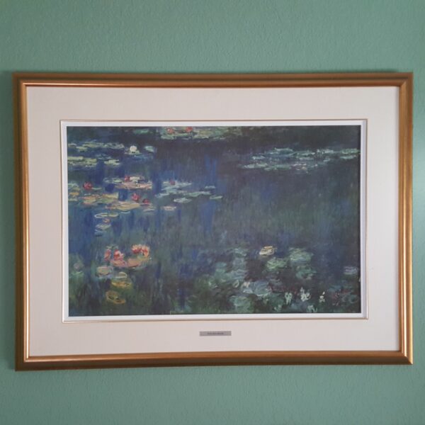 Claude Monet "Water Lilies" Framed Print Art Wall Decor