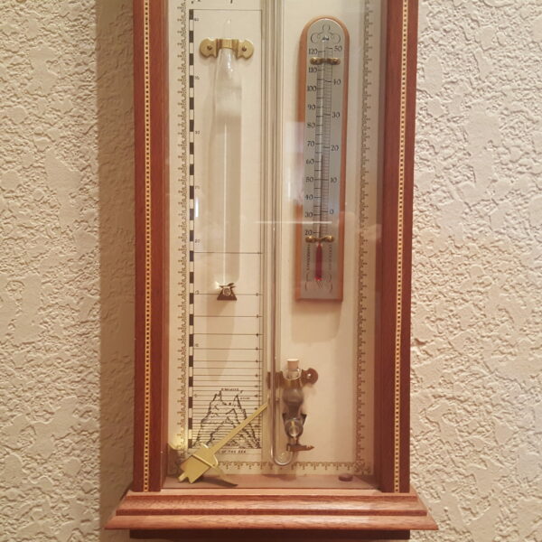 Vintage Mason & Sullivan Admiral Fitzroy Barometer Thermometer Weather Station - Image 7