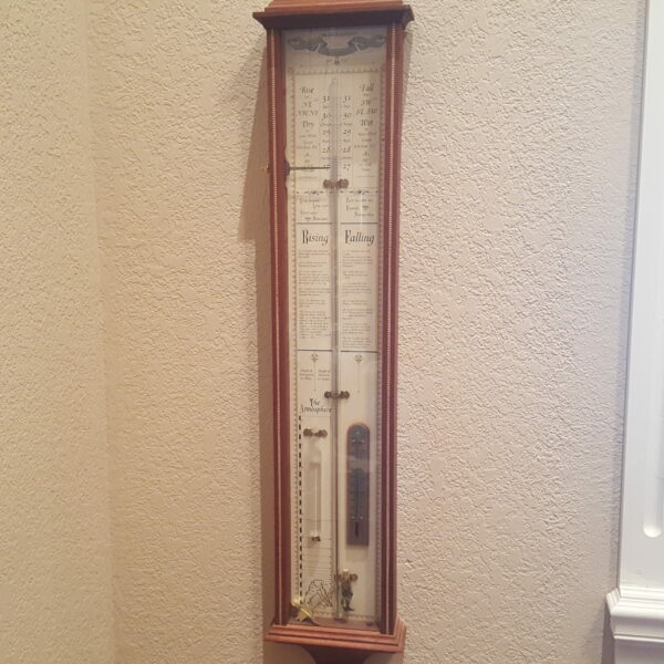 Vintage Mason & Sullivan Admiral Fitzroy Barometer Thermometer Weather Station