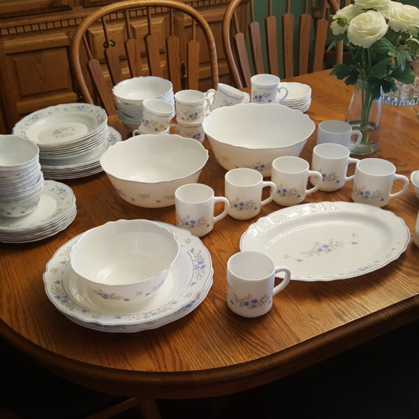 Vintage Arcopal France Romantique Dinnerware/Glassware/Serving - 91 Pieces - Image 13