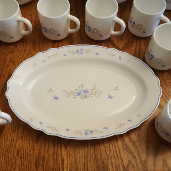 Vintage Arcopal France Romantique Dinnerware/Glassware/Serving - 91 Pieces - Image 12