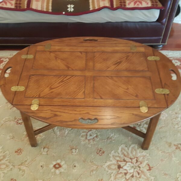 Drexel Butlers Tray Table (mahogany coffee/end table)