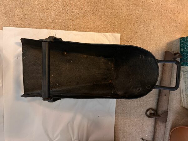 Antique Coal Scuttle, Bucket, Scoop Approx 20" Long