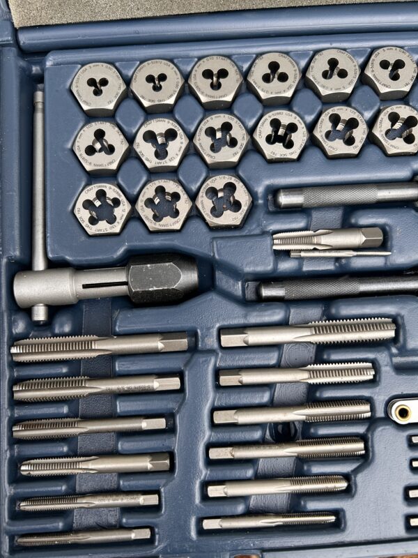 HTF Craftsman 76-Piece Tap & Die Set SAE/Metric With Accessories & Manual USA 9-52377 - Image 4