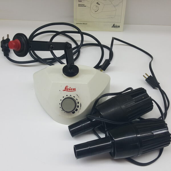 Leica 13410311 Microscope Illuminator Lab Light Source Dual Illuminators