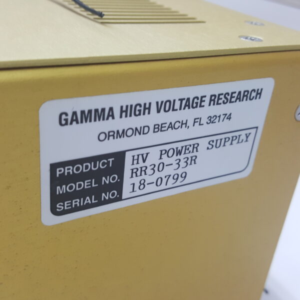 Gamma High Voltage Regulated DC Power Supply RR30-33R w Output Adjust, Cables & Manual - Image 10